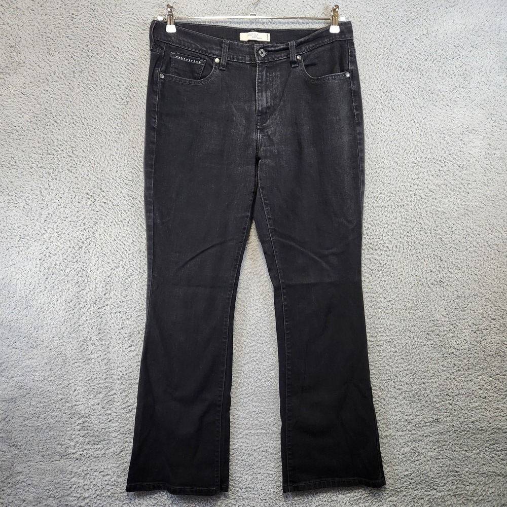 Levis 515 Boot Cut Jeans Womens Size 10M (Fits 34x30) Black Streetwear Casual